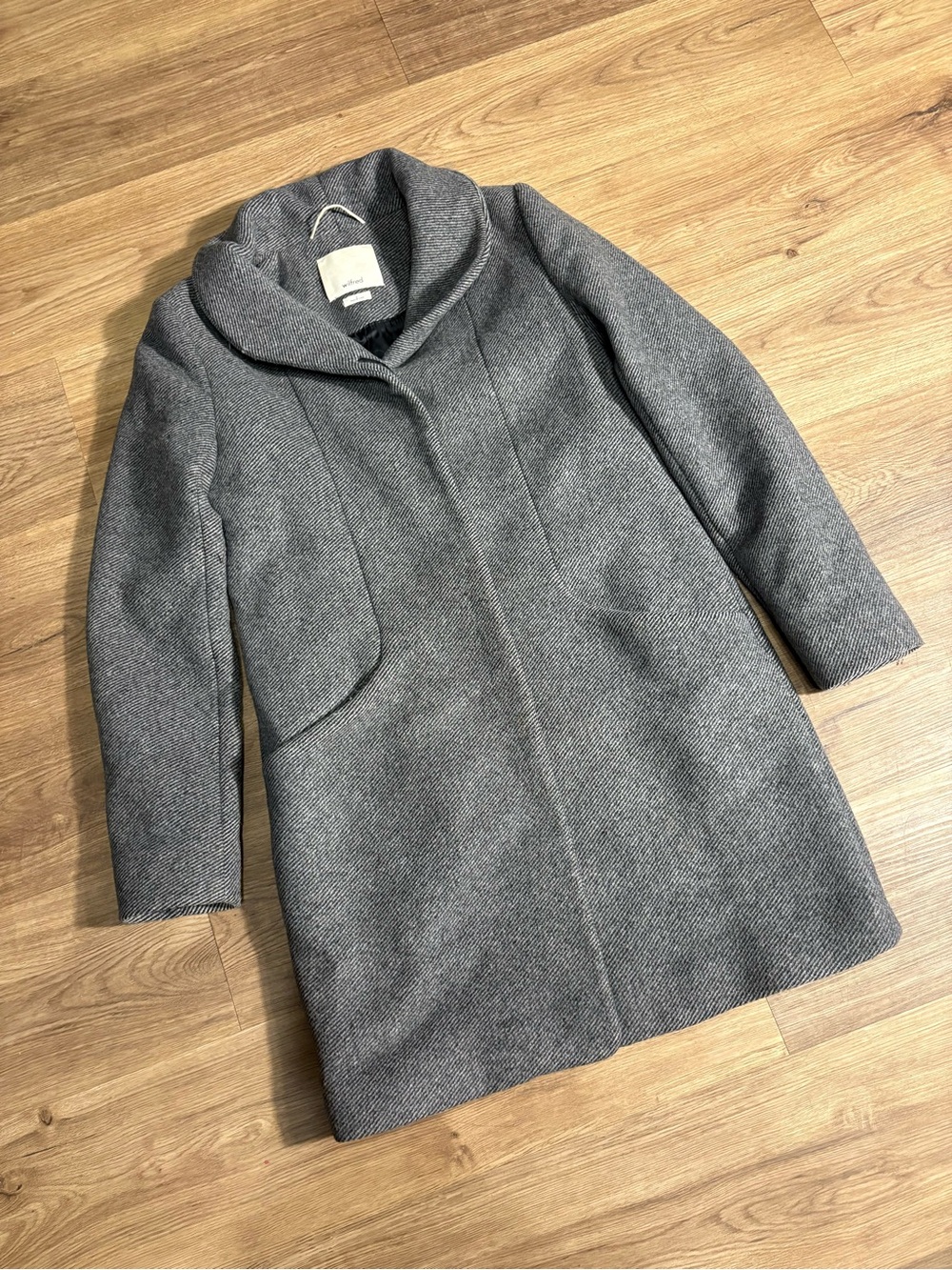 Aritzia Wilfred Wool Cashmere Blend Cocoon Coat